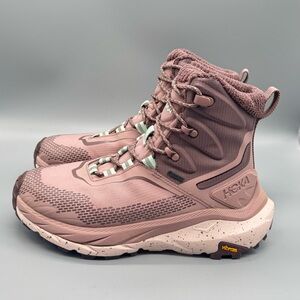 Hoka Kaha 2 Frost GTX Waterproof Hiking Boots Cosmic Pearl Womans 7.5 $279